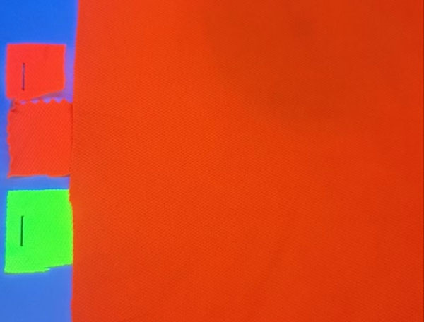 全涤鸟眼布荧光色