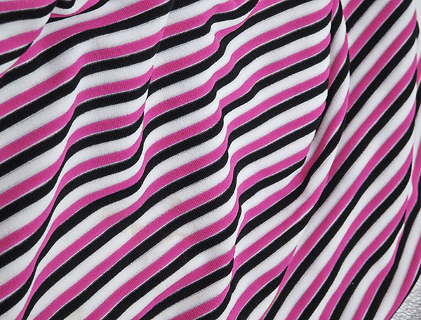 彩条抽条毛巾布