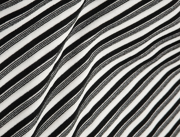 彩条抽条毛巾布