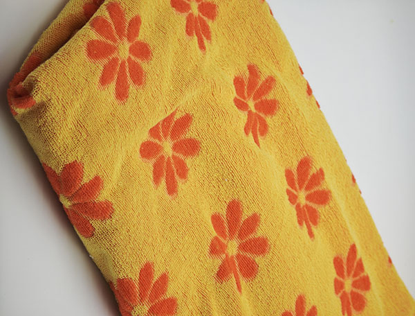 提花色织毛巾布